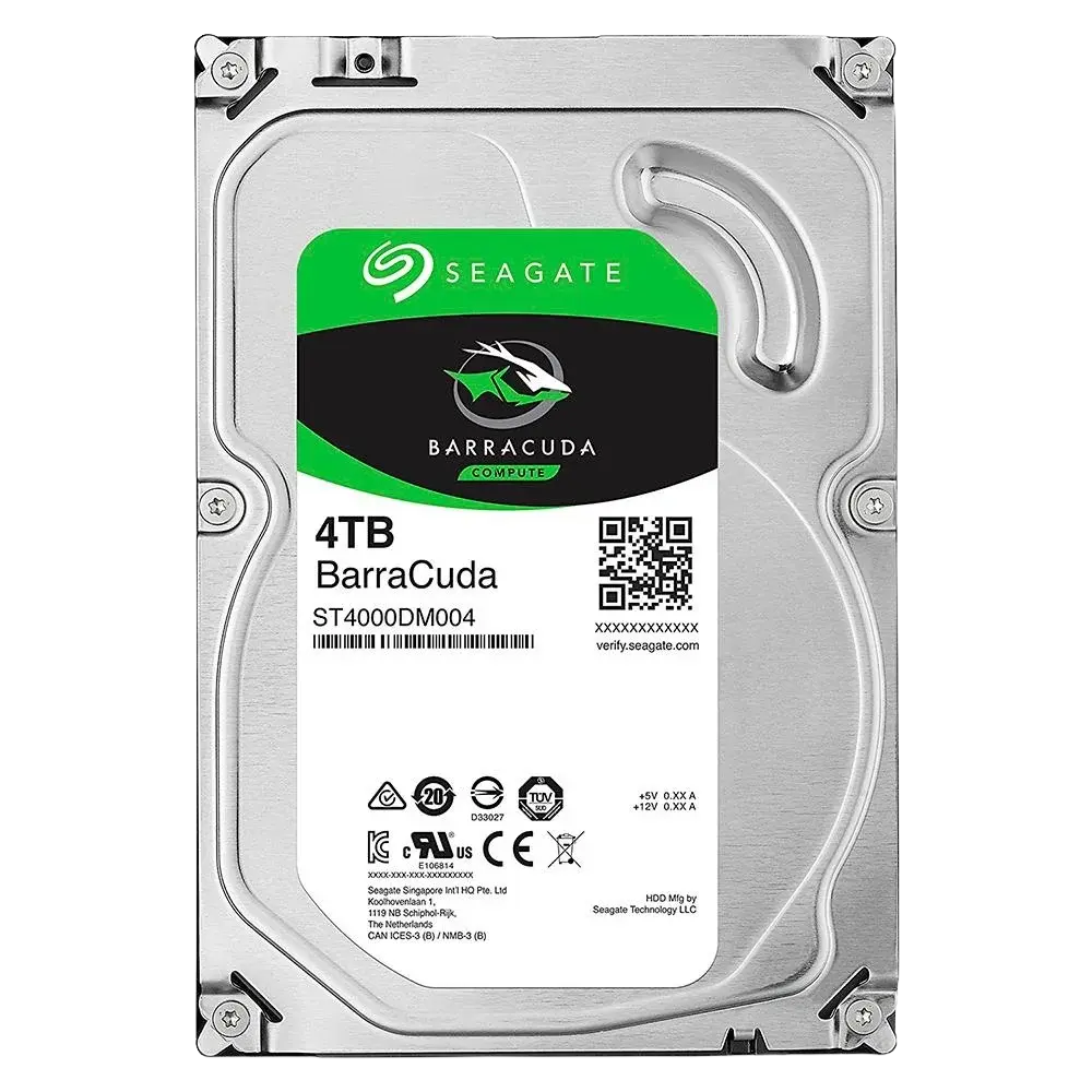HD interno Seagate BarraCuda 3.5" Hard Drive 4TB