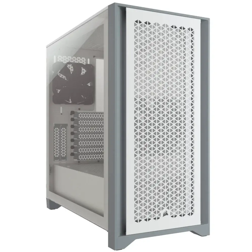 Gabinete CORSAIR 4000D AIRFLOW Tempered Glass Mid-Tower ATX Case — White