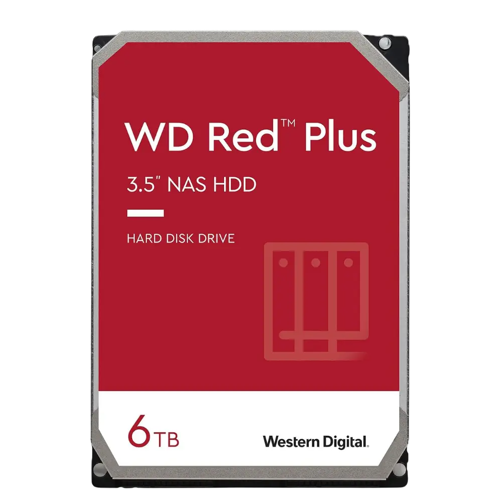 Western Digital WD Red 6TB NAS Hard Drive 3.5" SATA 6 Gb/s